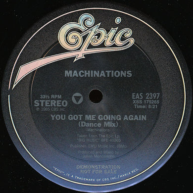 Machinations : You Got Me Going Again (12