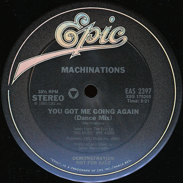 Machinations : You Got Me Going Again (12
