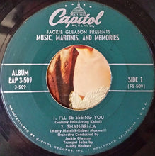 Load image into Gallery viewer, Jackie Gleason : Jackie Gleason Presents Music, Martinis, and Memories (Part 3)  (7", EP, Mono)