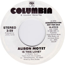 Load image into Gallery viewer, Alison Moyet : Is This Love? (7", Promo)
