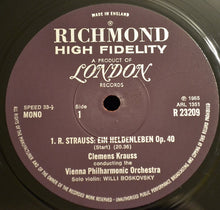 Load image into Gallery viewer, Richard Strauss, Clemens Krauss - Wiener Philharmoniker / Willi Boskovsky : Ein Heldenleben (LP, Album, Mono)