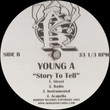 Load image into Gallery viewer, Young A (2) : Eyes Half Closed / Story To Tell (12&quot;)