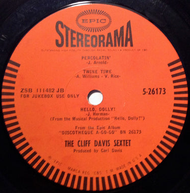 The Cliff Davis Sextet : Discotheque A-Go-Go (7