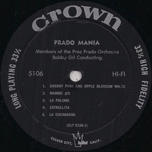 Load image into Gallery viewer, Members Of The Perez Prado Orchestra : Prado Mania (LP, Album, Mono)