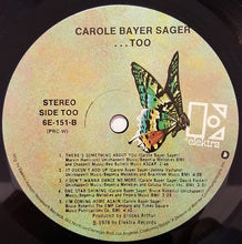 Load image into Gallery viewer, Carole Bayer Sager : ...Too (LP, Album, PRC)