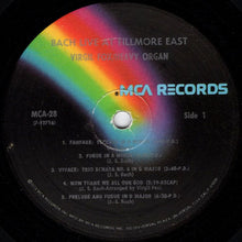 Load image into Gallery viewer, Virgil Fox : Bach Live At Filmore East (LP, Album, RE)