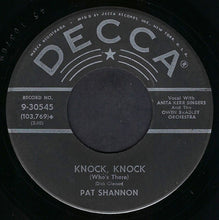 Load image into Gallery viewer, Pat Shannon : Knock, Knock / Maybelle (7", Mono)