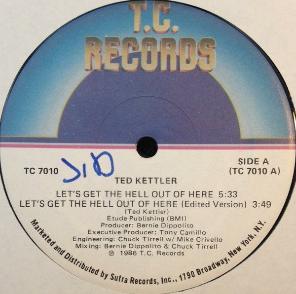 Ted Kettler : Let's Get The Hell Out Of Here (12
