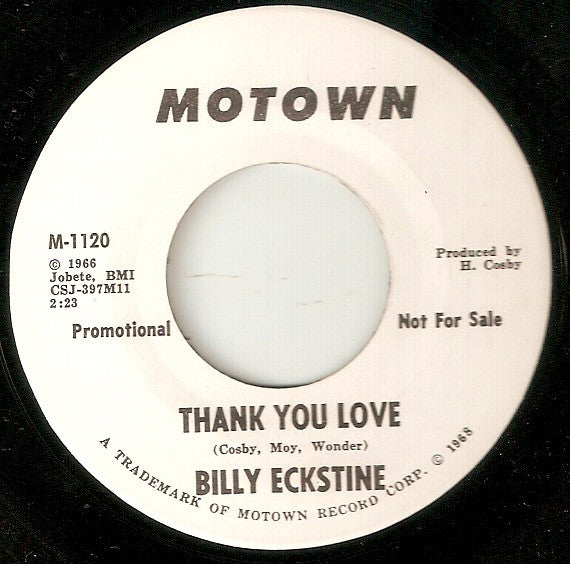 Billy Eckstine : Thank You Love (7