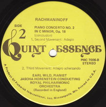 Load image into Gallery viewer, Sergei Vasilyevich Rachmaninoff, Earl Wild / Jascha Horenstein, The Royal Philharmonic Orchestra : Piano Concerto No. 2 / Rhapsody On A Theme Of Paganini (LP, Album)