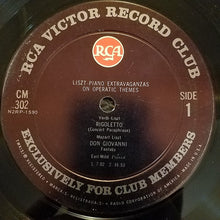 Load image into Gallery viewer, Franz Liszt, Earl Wild : Piano Extravaganzas On Operatic Themes (LP, Mono, Club)