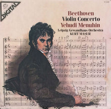 Load image into Gallery viewer, Yehudi Menuhin, Kurt Masur, Gewandhausorchester Leipzig, Ludwig van Beethoven : Violin Concerto (LP, Club)