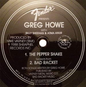 Brad Jones (7), James Blackthorne, Greg Howe With Billy Sheehan & Atma Anur : Untitled (Flexi, 6", Shape)