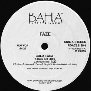 Faze (2) : Cold Sweat (12", Promo)