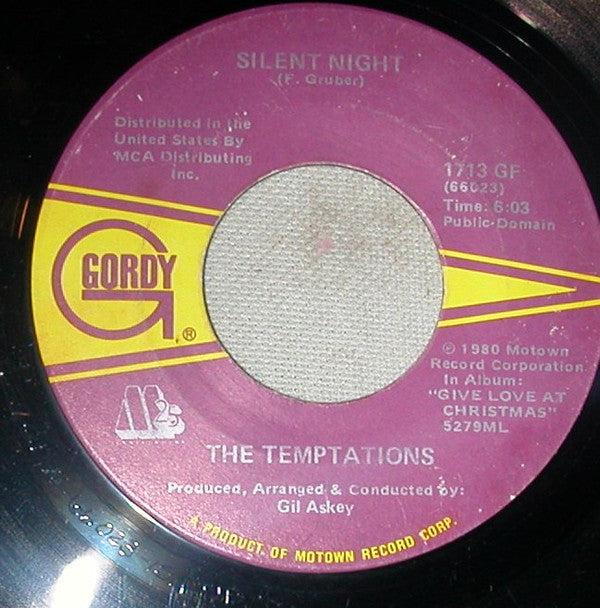The Temptations : Silent Night / Everything For Christmas (7