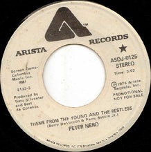 Load image into Gallery viewer, Peter Nero : Theme From The Young And The Restless (7", Single, Mono, Promo)