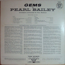 Load image into Gallery viewer, Pearl Bailey : Gems By Pearl Bailey (LP, Album, Mono)