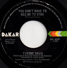 Load image into Gallery viewer, Tyrone Davis : I Wish It Was Me (7&quot;, Single)