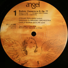 Load image into Gallery viewer, Johannes Brahms / Itzhak Perlman, The Chicago Symphony Orchestra / Carlo Maria Giulini : Violin Concerto (LP, Album, Quad)