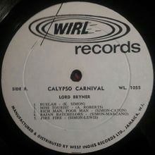 Load image into Gallery viewer, Lord Brynner : Calypso Carnival (LP, Album)
