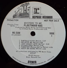 Load image into Gallery viewer, Fleetwood Mac : Mystery To Me (LP, Album, Promo, Gat)
