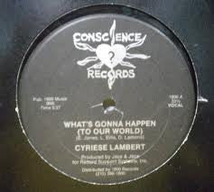 Cyriese Lambert : What's Gonna Happen (To Our World) (12