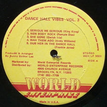 Load image into Gallery viewer, Various : Dance Hall Vibes Vol. 3 (LP, Comp)