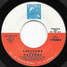 Load image into Gallery viewer, Pastors : She Let's Her Hair Down / Solitude (7", Promo)
