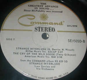 Lew Davies And His Orchestra : Strange Interlude (7", Jukebox)