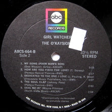Load image into Gallery viewer, The O&#39;Kaysions : Girl Watcher (LP, Album)