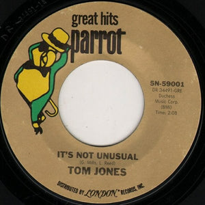 Tom Jones : It's Not Unusual / What's New Pussycat (7", RE)