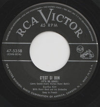 Load image into Gallery viewer, Eartha Kitt With Henri René And His Orchestra : C'est Si Bon / African Lullaby (7", Single)