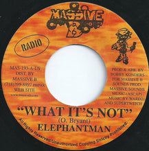 Load image into Gallery viewer, Elephant Man : What It's Not (7")