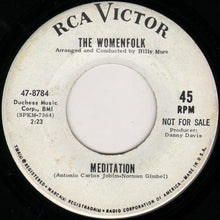 Load image into Gallery viewer, The Womenfolk : The Last Thing On My Mind / Meditation (7", Single, Promo)