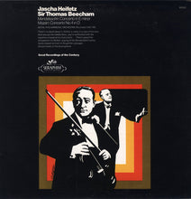 Load image into Gallery viewer, Jascha Heifetz, Sir Thomas Beecham, The Royal Philharmonic Orchestra : Mozart &amp; Mendelssohn Concertos (LP, Comp, Mono)