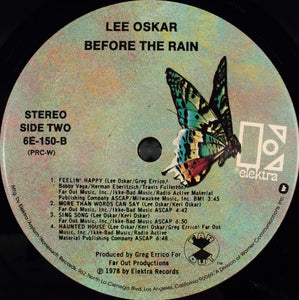 Lee Oskar : Before The Rain (LP, Album, PRC)