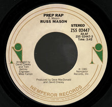 Load image into Gallery viewer, Russ Mason : Prep Rap / La La (7&quot;, Single)