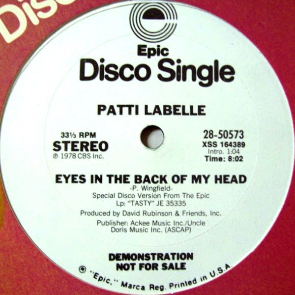 Patti LaBelle : Eyes In The Back Of My Head (12