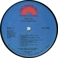 Load image into Gallery viewer, Thrills (4) : Front Page News (LP, Album)