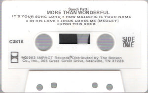 Sandi Patty : More Than Wonderful (Cass)