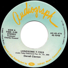 Load image into Gallery viewer, Darrell Clanton : Lonesome 7-7203 (7", Single)