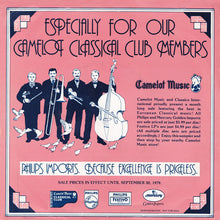 Load image into Gallery viewer, Various : Especially For Our Camelot Classical Club Members (7&quot;, Promo, Smplr)