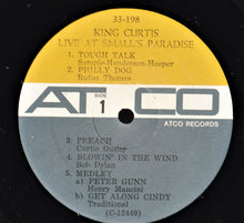 Load image into Gallery viewer, King Curtis : Live At Small&#39;s Paradise (LP, Album, Mono)