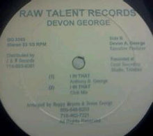 Load image into Gallery viewer, Anthony Devon George : Play Yuh Number (12&quot;)