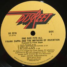 Load image into Gallery viewer, Frank Zappa And The Mothers : One Size Fits All (LP, Album, Gat)