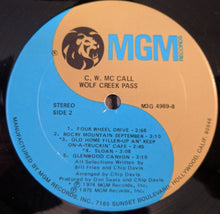 Load image into Gallery viewer, C.W. McCall : Wolf Creek Pass (LP, Album)