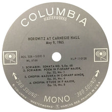Load image into Gallery viewer, Vladimir Horowitz : Horowitz At Carnegie Hall (An Historic Return) (2xLP, Mono, Gat)