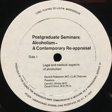 Load image into Gallery viewer, The Council of Interdisciplinary Communication in Medicine : Postgraduate Seminars: Alcoholism (LP)