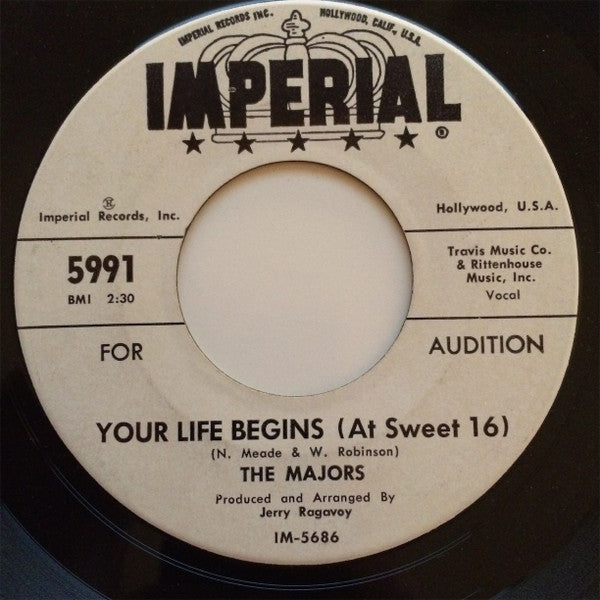 The Majors : Your Life Begins (At Sweet 16) / Which Way Did She Go (7