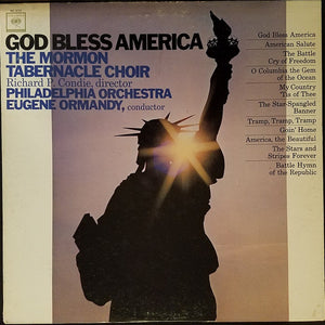 Mormon Tabernacle Choir / The Philadelphia Orchestra : God Bless America (LP, Mono)